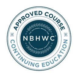 NBHWC Approved Continuing Education seal