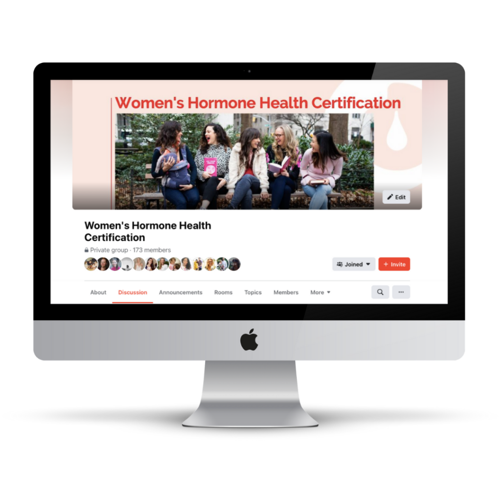 Women's Hormone Health Certification Program Facebook Group
